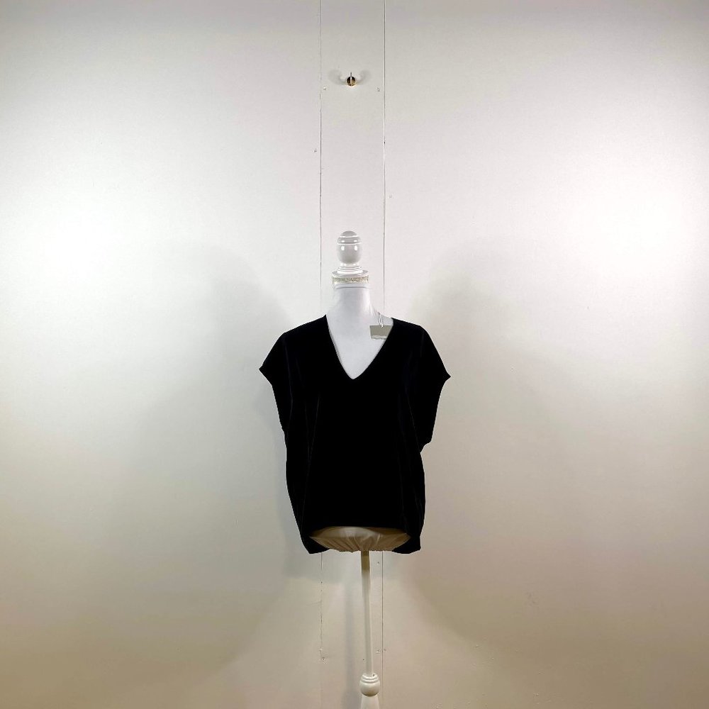 everlane women's black Triacetate shirt SZ 12